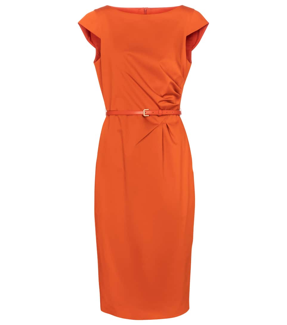 max mara orange dress