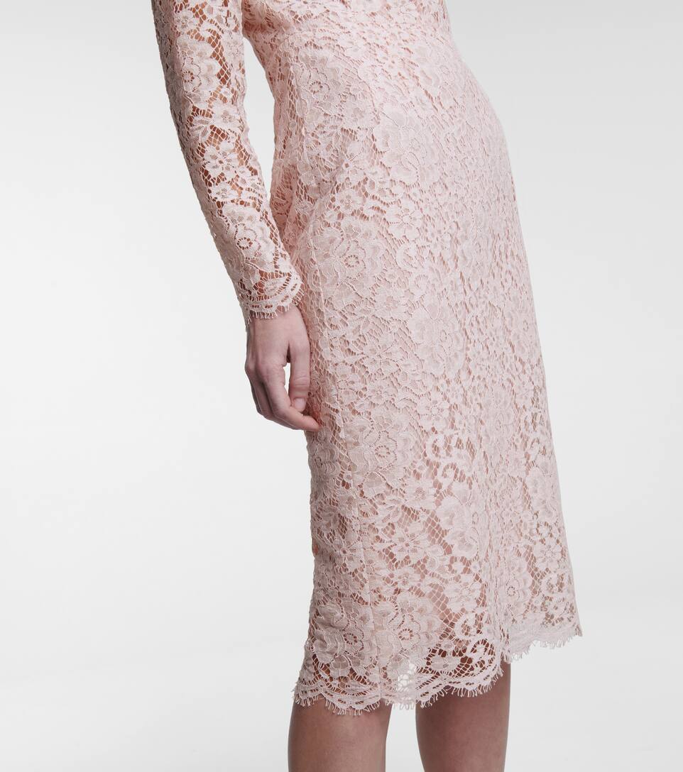 Dolce☀Gabbana - Lace sheath dress ...