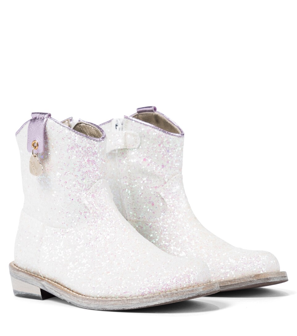 monnalisa glitter boots