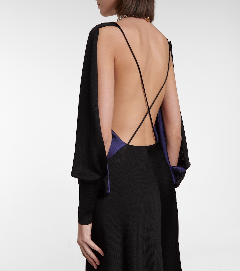 midi dress open back