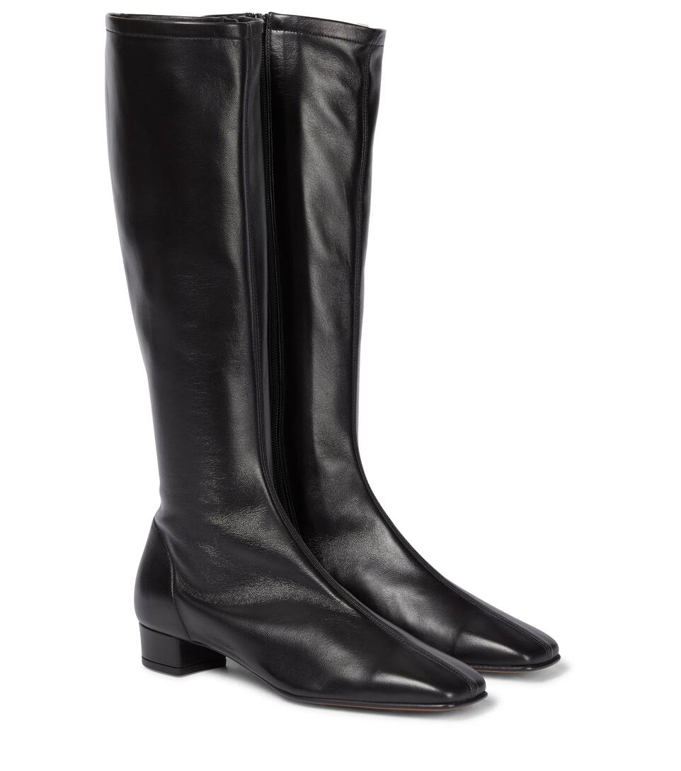 By far edie leather knee boots clearance