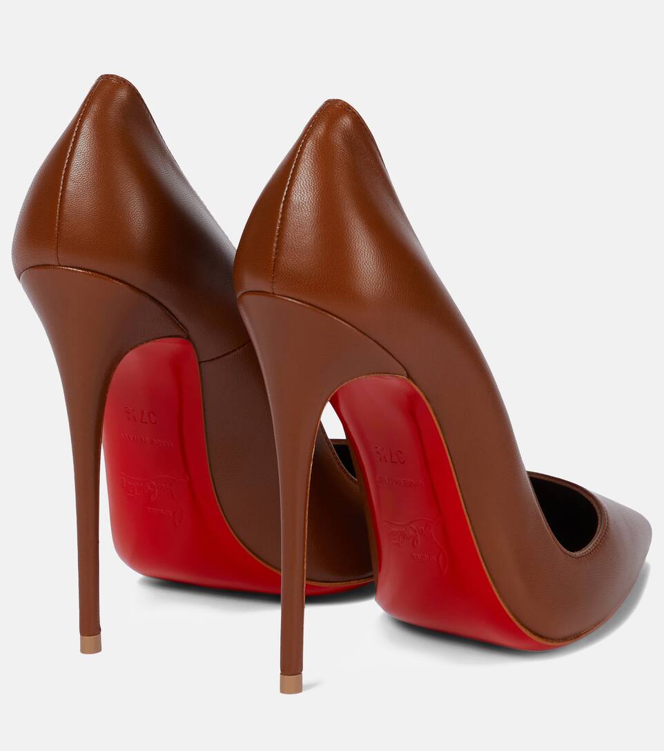 brown red bottom heels