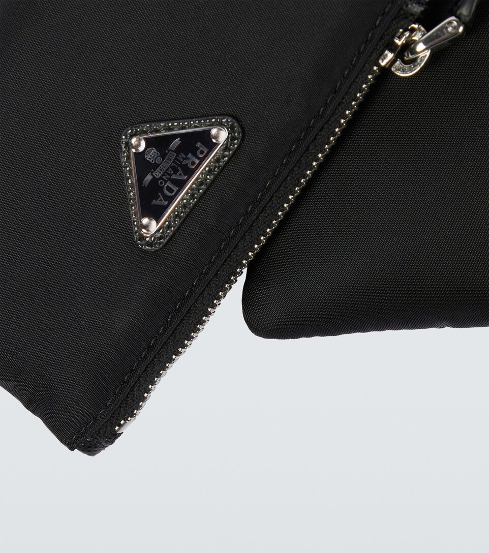 prada nylon zip pouch