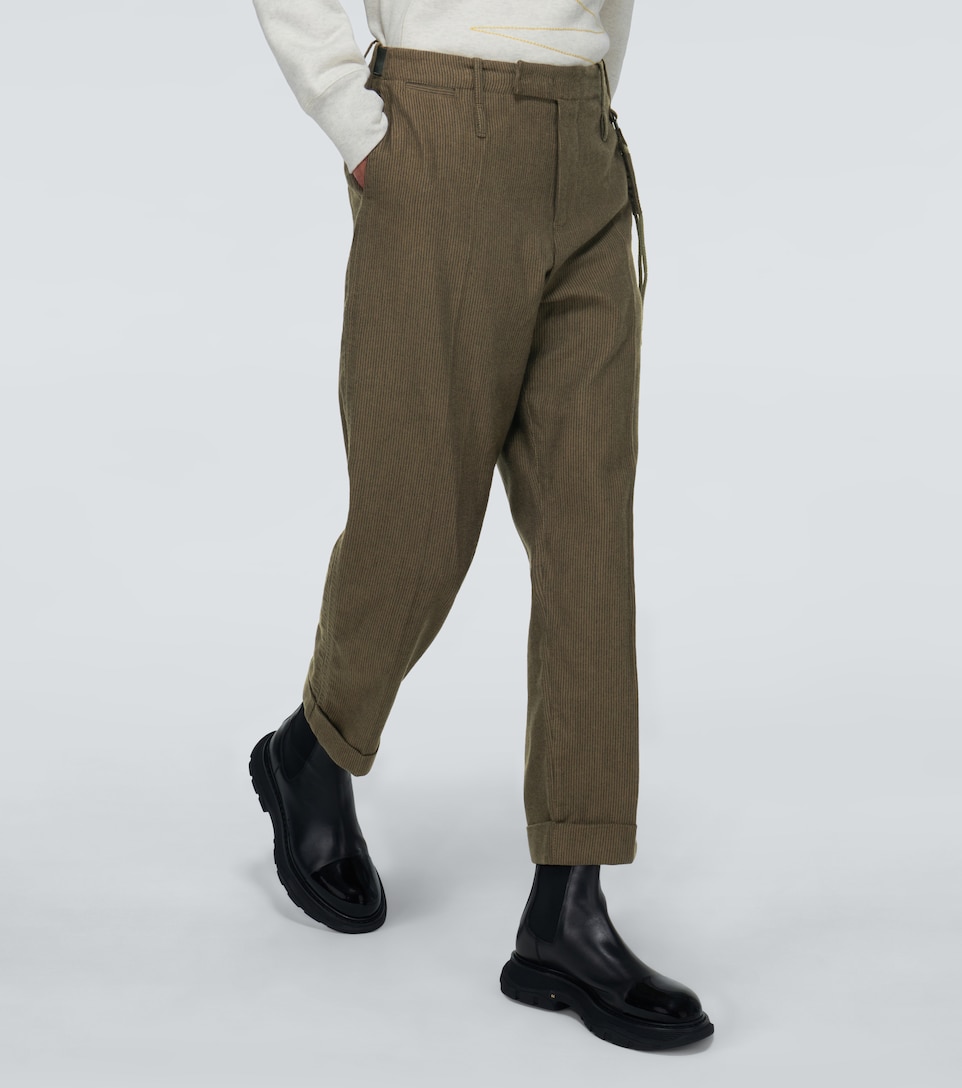 Craig Green Men, Uniform straight-leg Pants, Green, L, Pants, Cotton