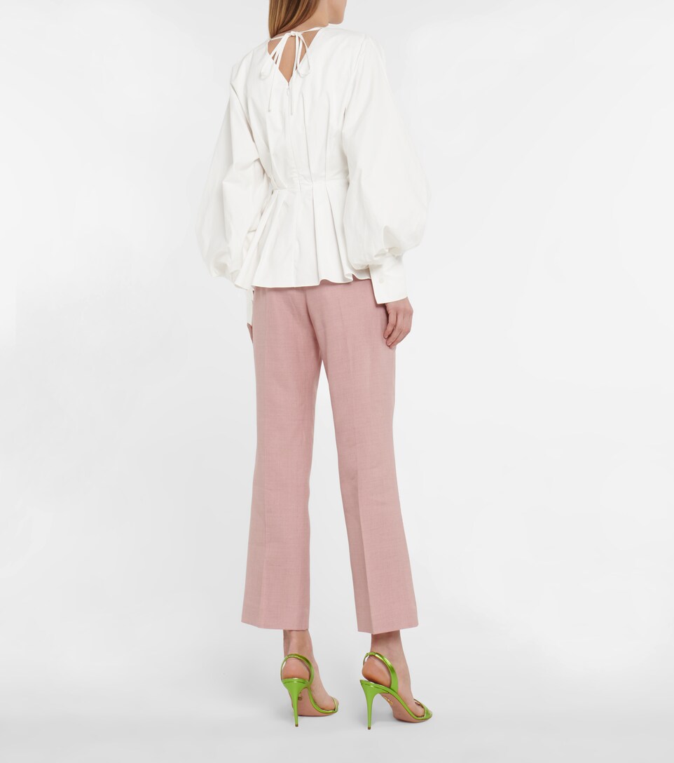 Roksanda - Colette peplum cotton blouse 