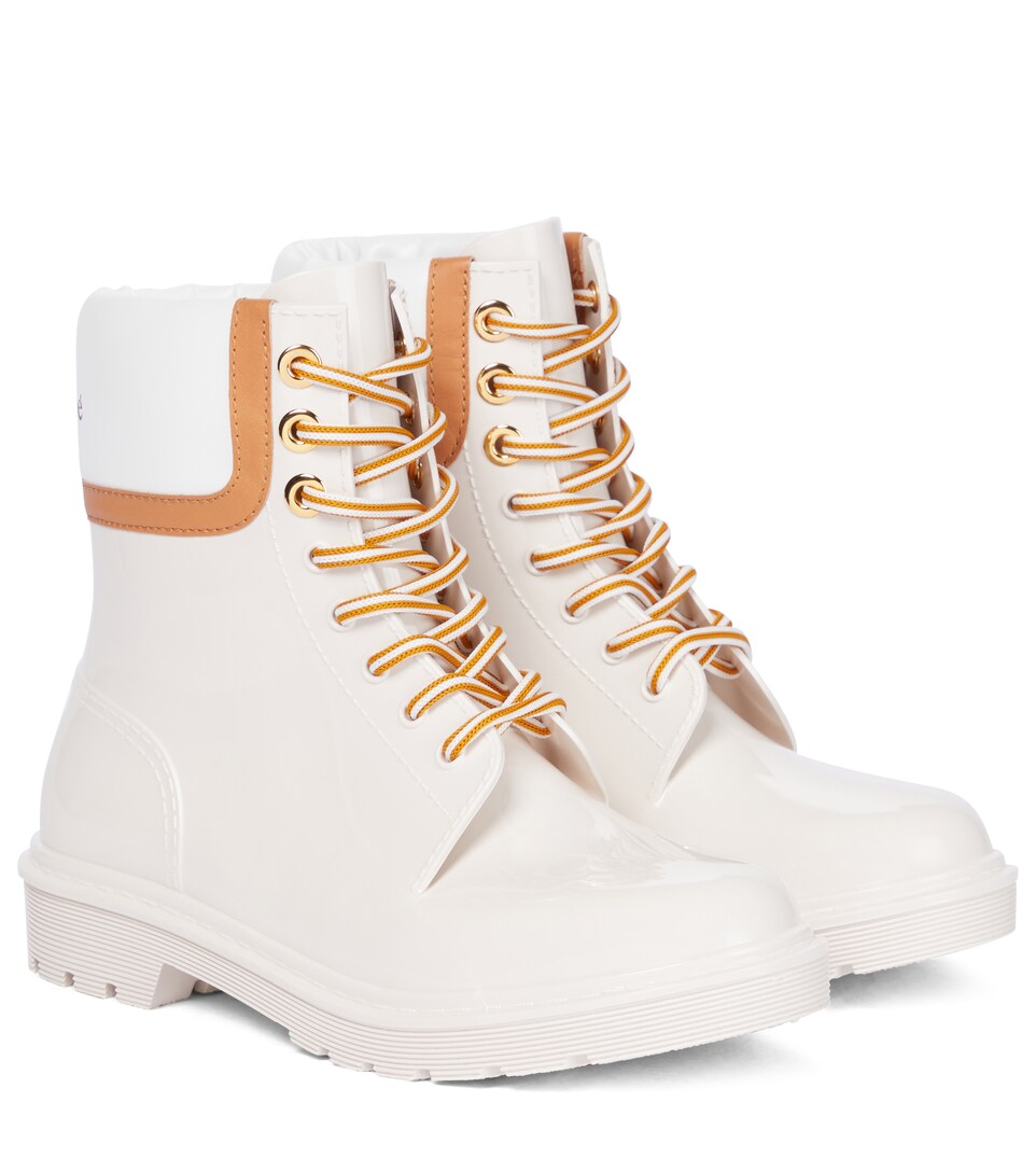 rubber combat boots