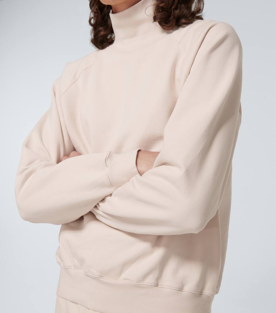 Super Soft cotton mock-neck sweater