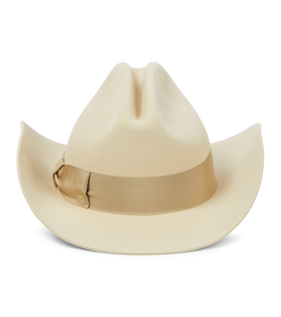 Gucci - Double G rabbit felt fedora 