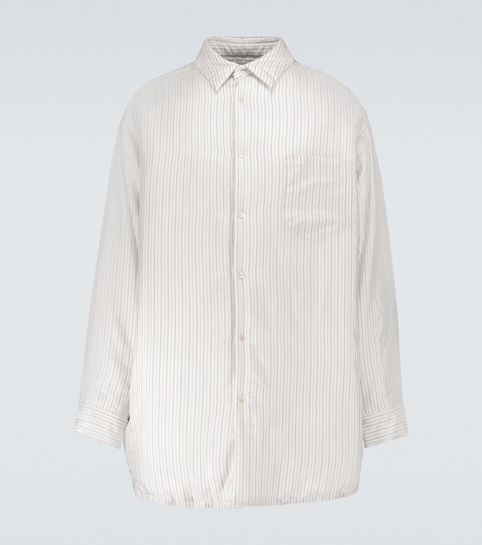 Maison Margiela Striped Oversized Shirt Mytheresa