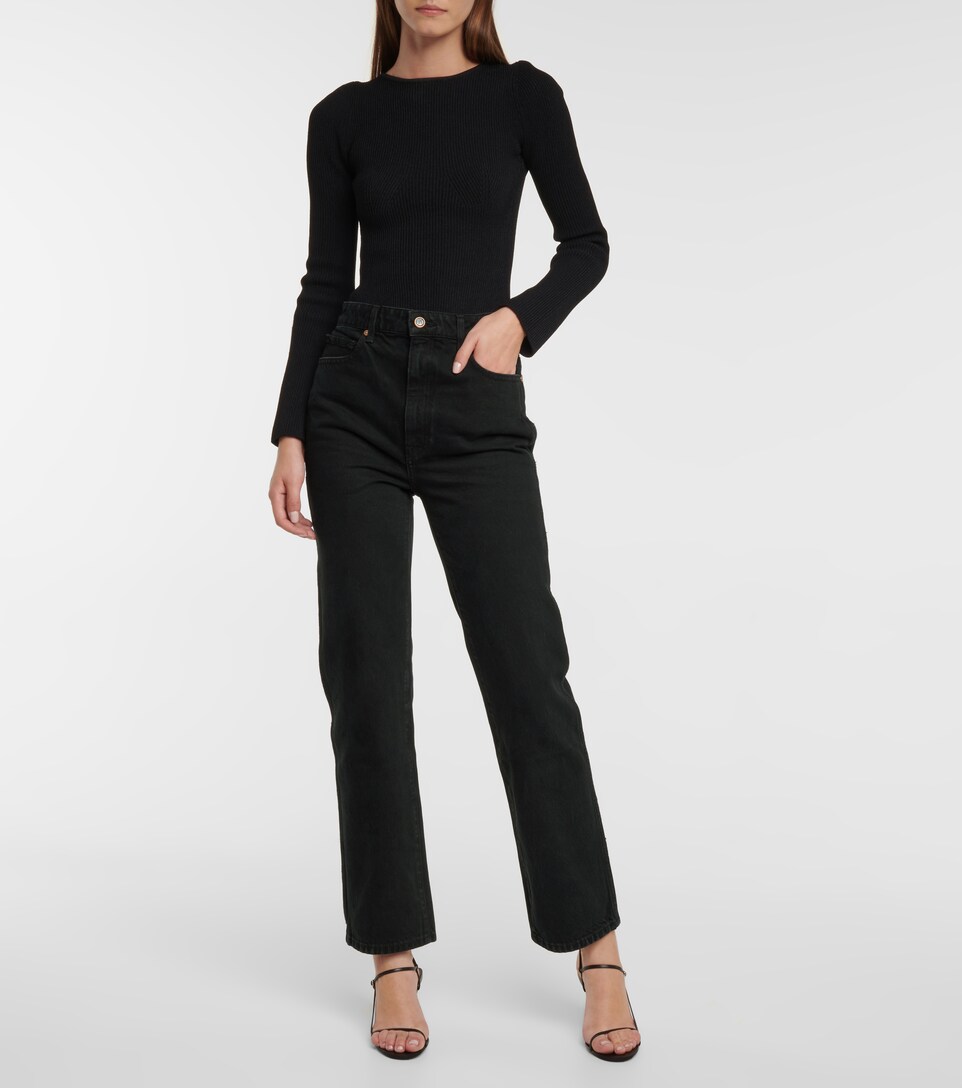 Khaite - Abigail high-rise straight 