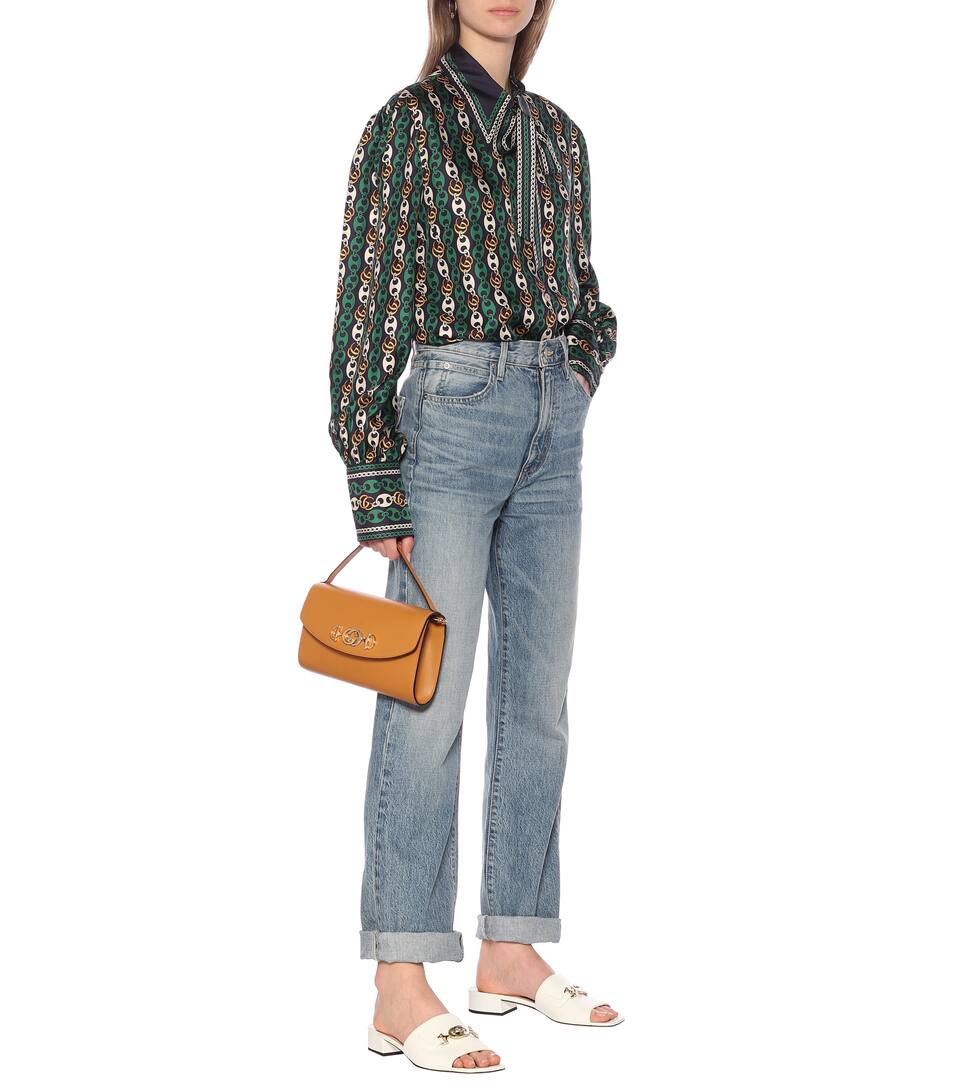 gucci gingham slides