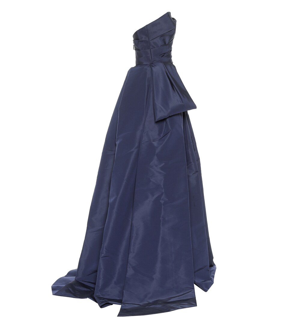 silk faille gown