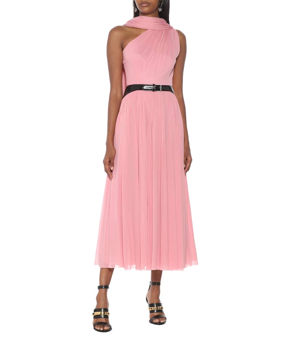 alexander mcqueen one shoulder dress