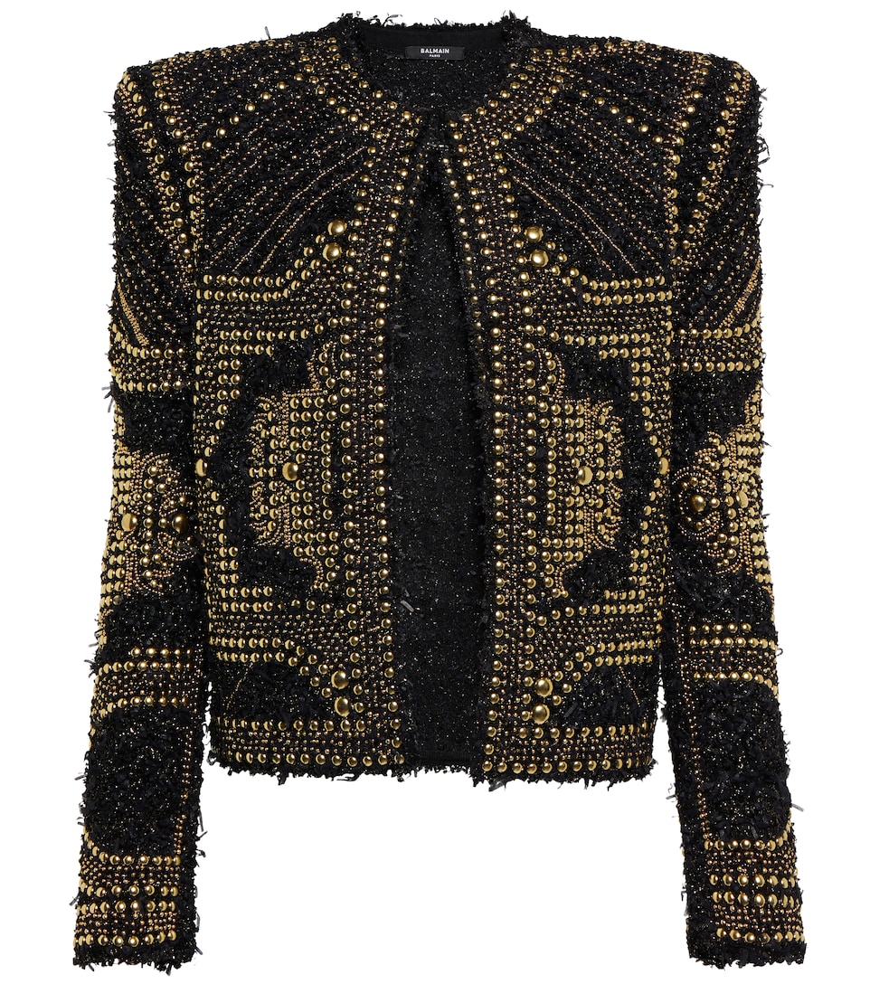 balmain embellished jacket