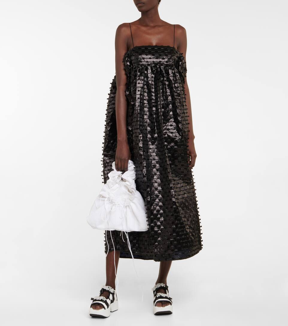 Fryd ruffle-trimmed tote