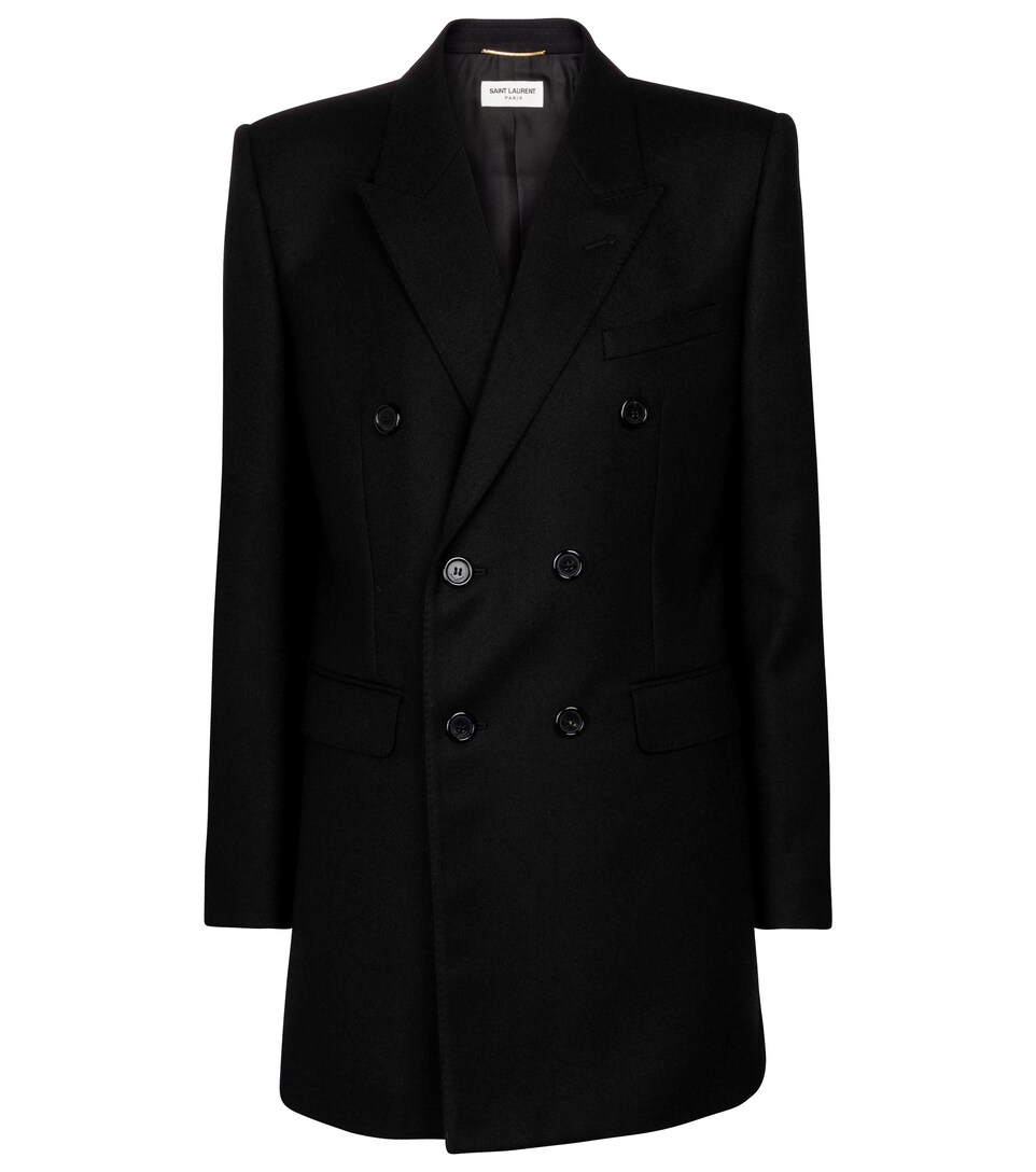 longline wool blazer