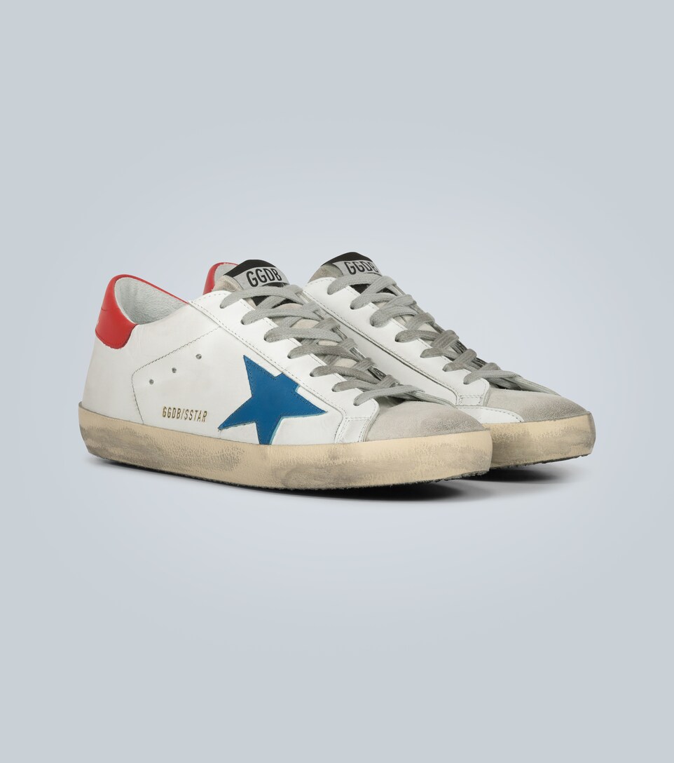 superstar bianche blu