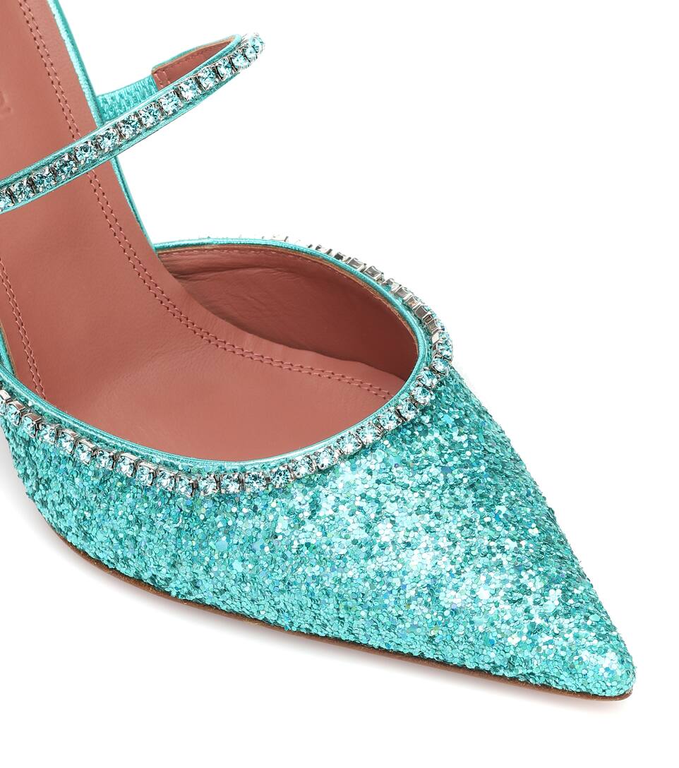 glitter mules