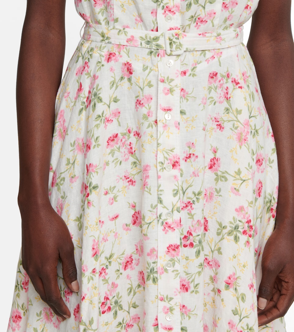 Ralph lauren pink floral dress clearance