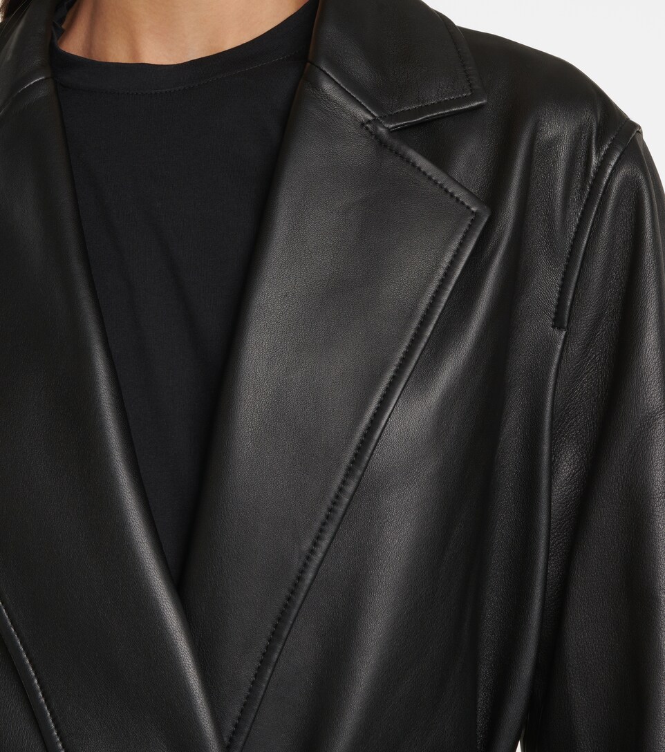 joseph leather coat
