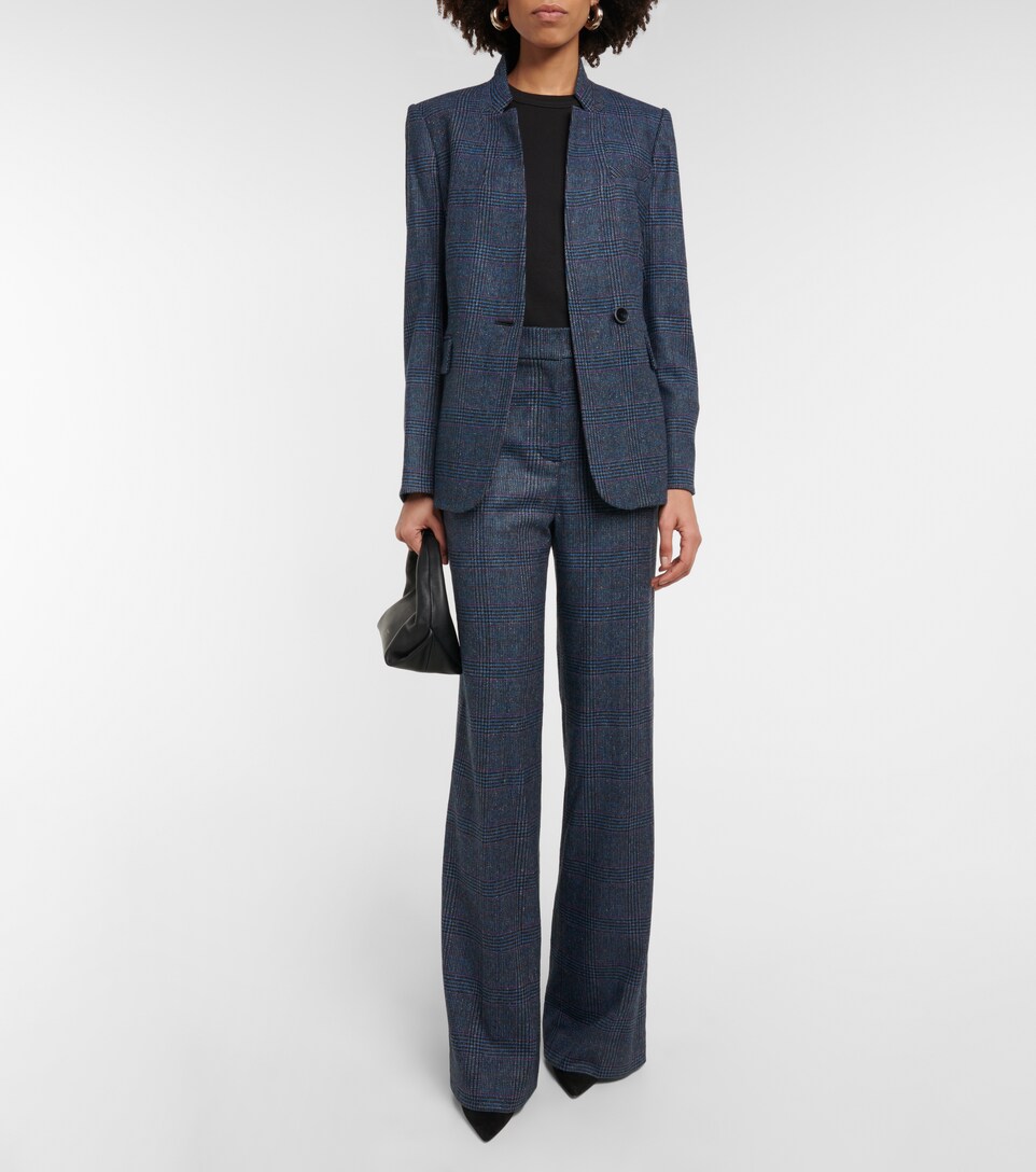 Veronica Beard - Tonelli houndstooth wool-blend pants | Mytheresa