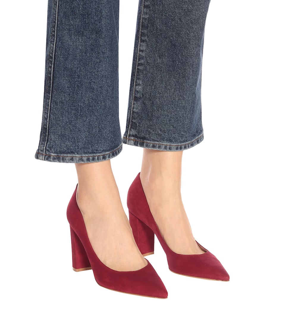 gianvito rossi piper 85 suede pumps