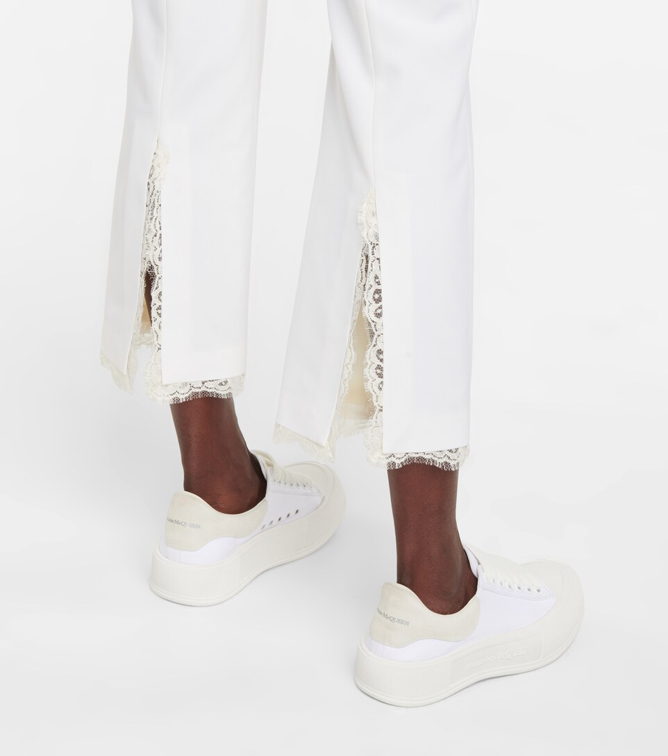 Alexander McQueen - Lace-trimmed 