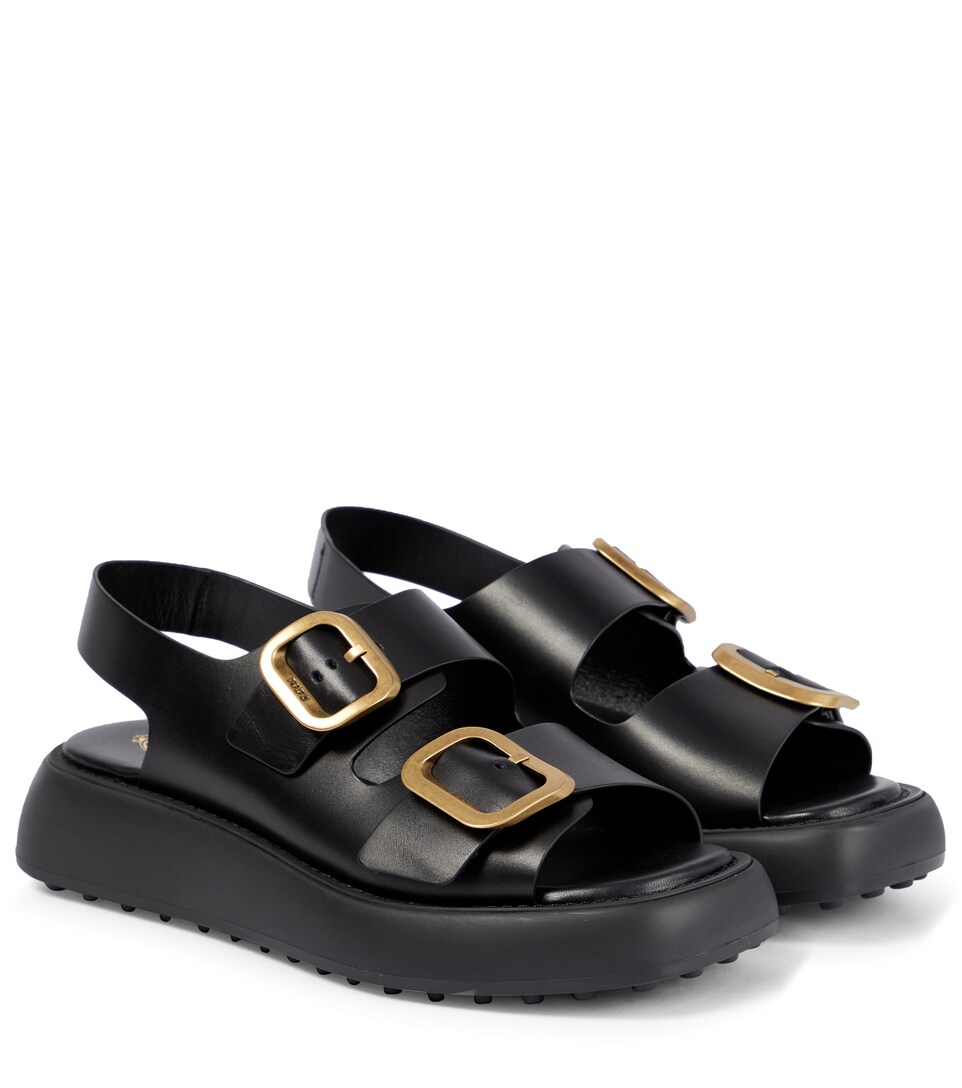 Tod's - Sandales en cuir | Mytheresa