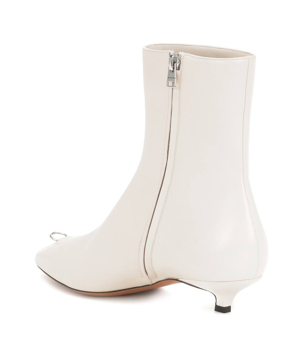 Ornements Cuir En À Marni Bottines tQrsdh