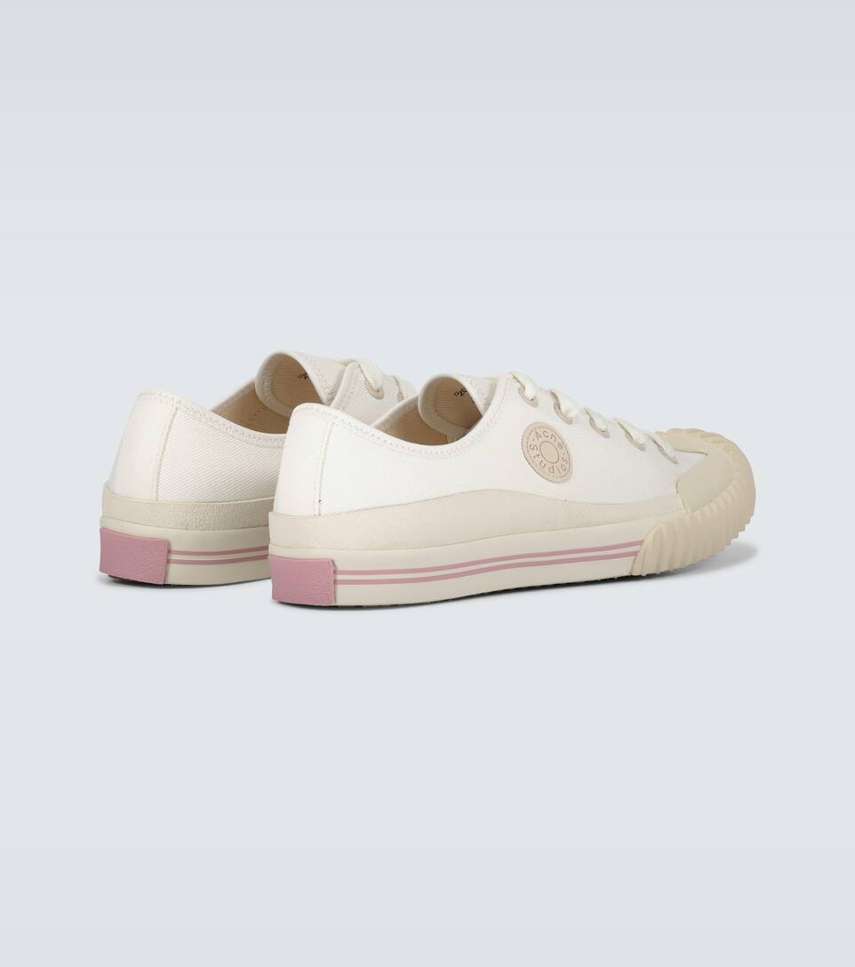 acne studios brady canvas trainers
