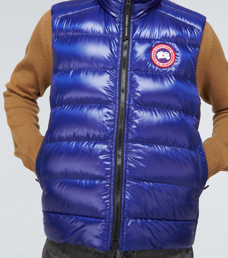 canada goose chaleco azul