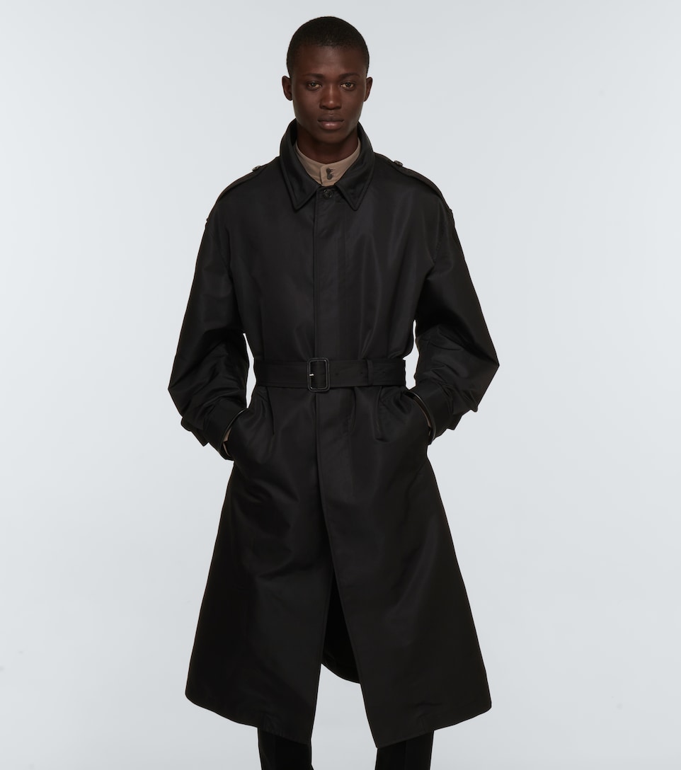 Tom Ford - Belted satin and silk trench 