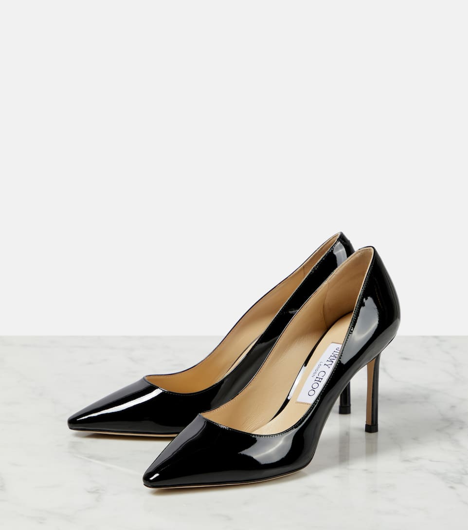 Jimmy choo romy patent leather pumps clearance