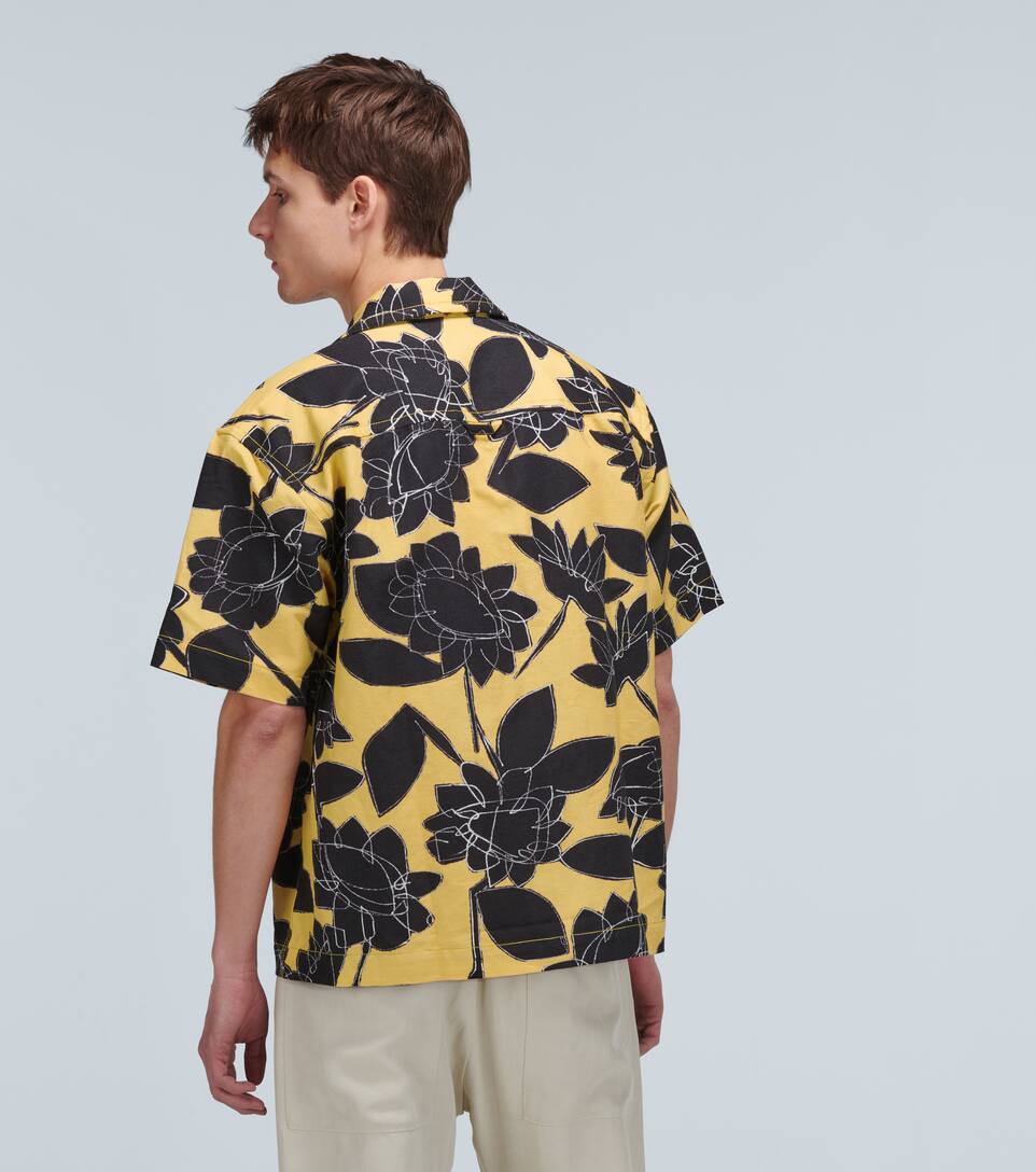 JACQUEMUS LA CHEMISE JEAN SHORT-SLEEVED SHIRT,P00454774