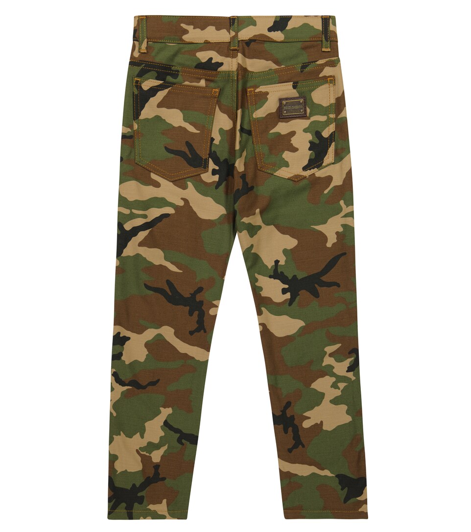 Denim and camouflage pants | Mytheresa