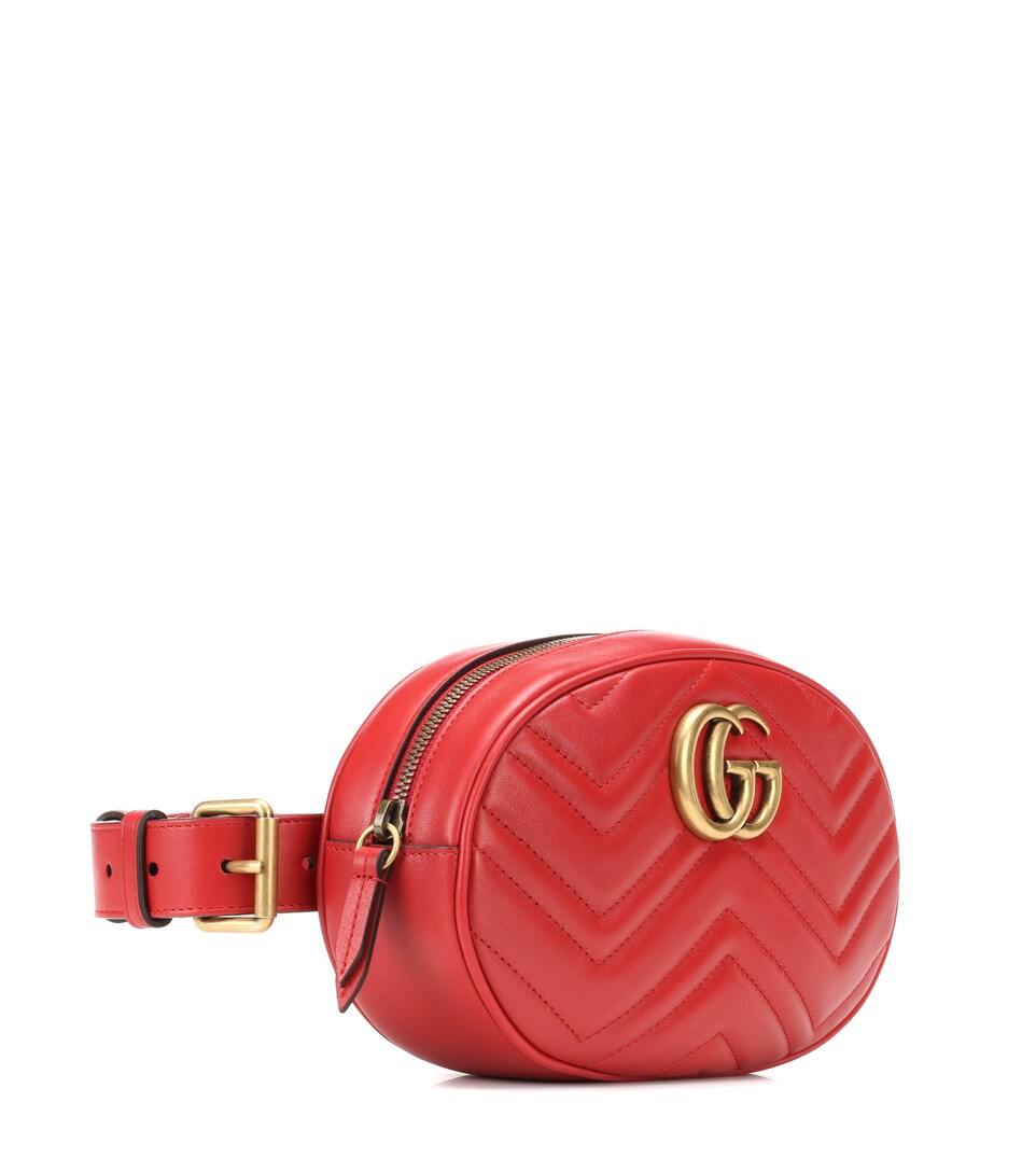 gucci marmont matelasse leather belt bag