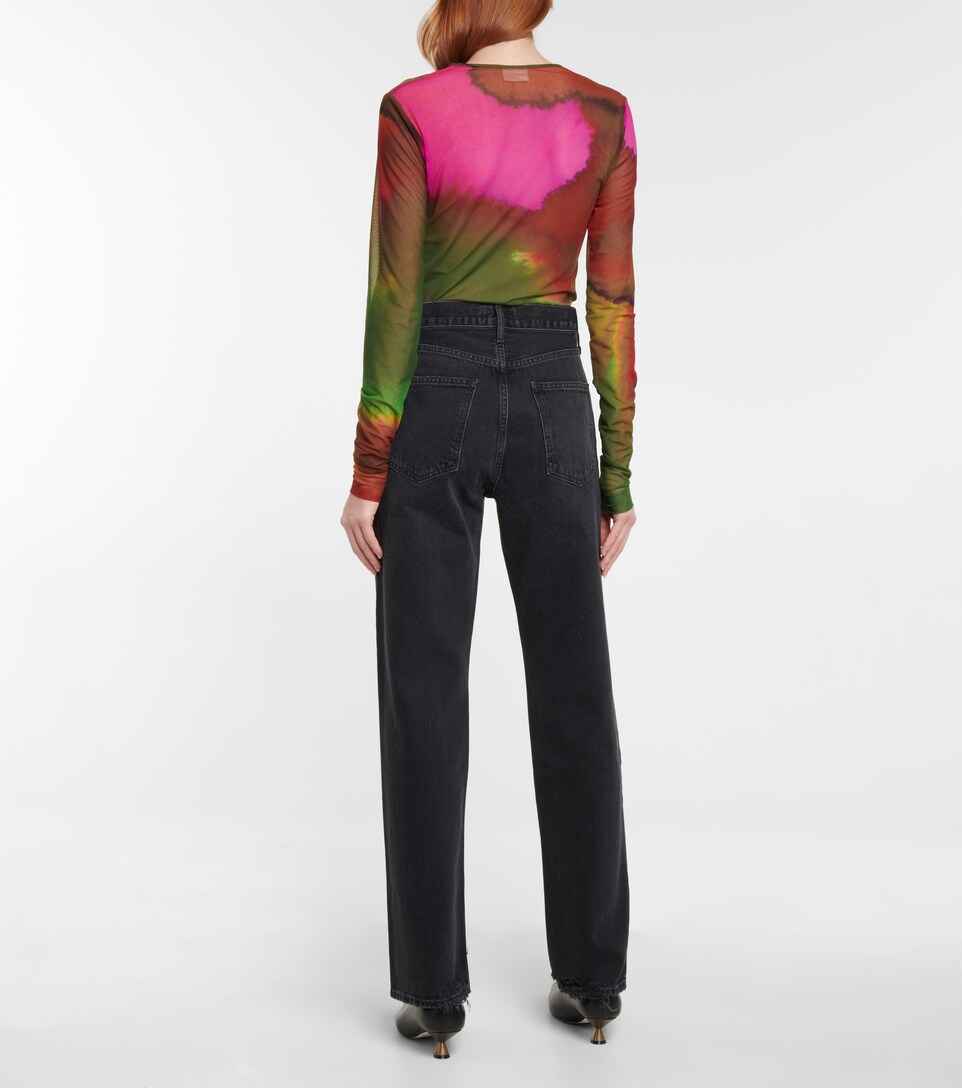 Agolde - Lana mid-rise straight jeans 