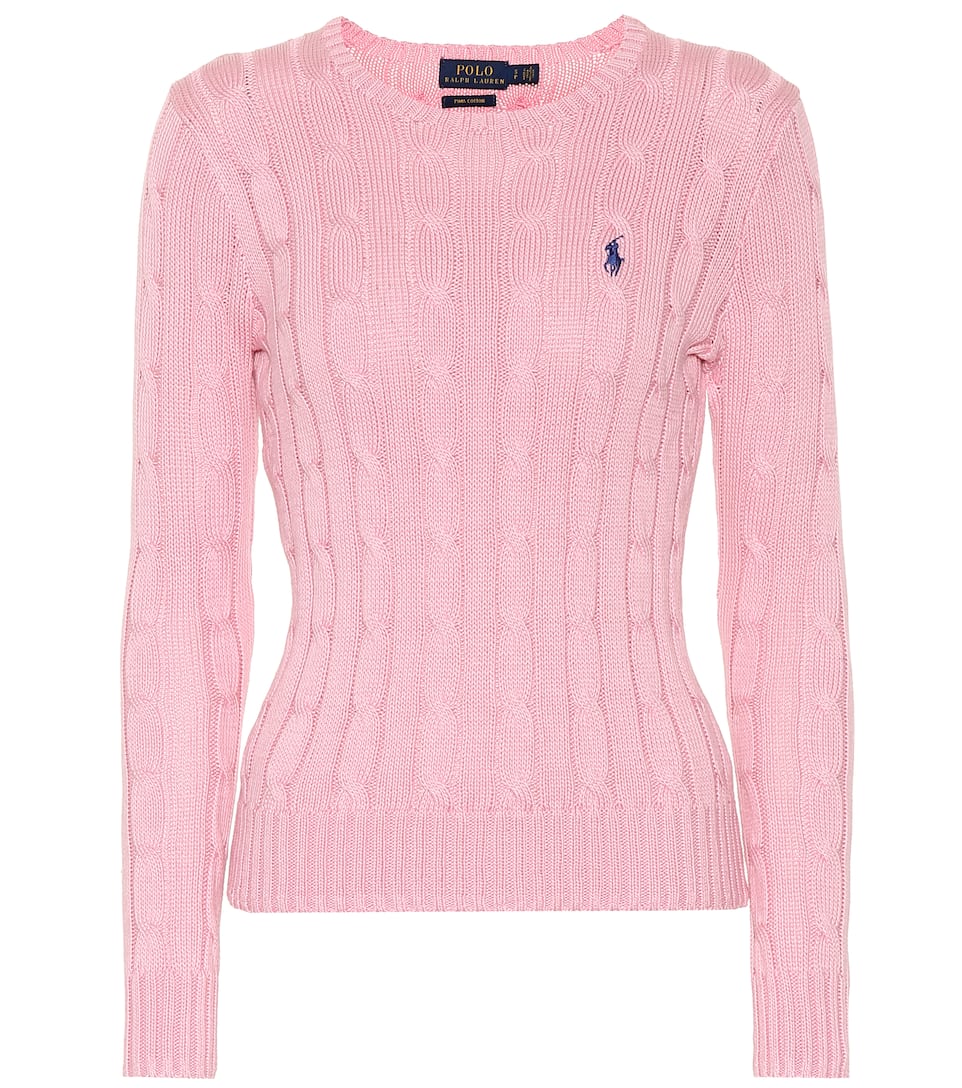 Pima Cotton Cable-Knit Sweater - Polo Ralph Lauren | mytheresa