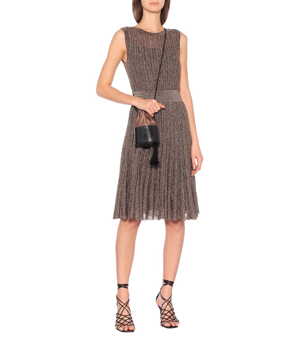 missoni metallic dress