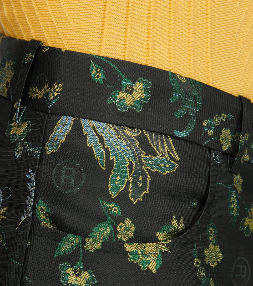 MARTINE ROSE JACQUARD STRAIGHT-LEG PANTS