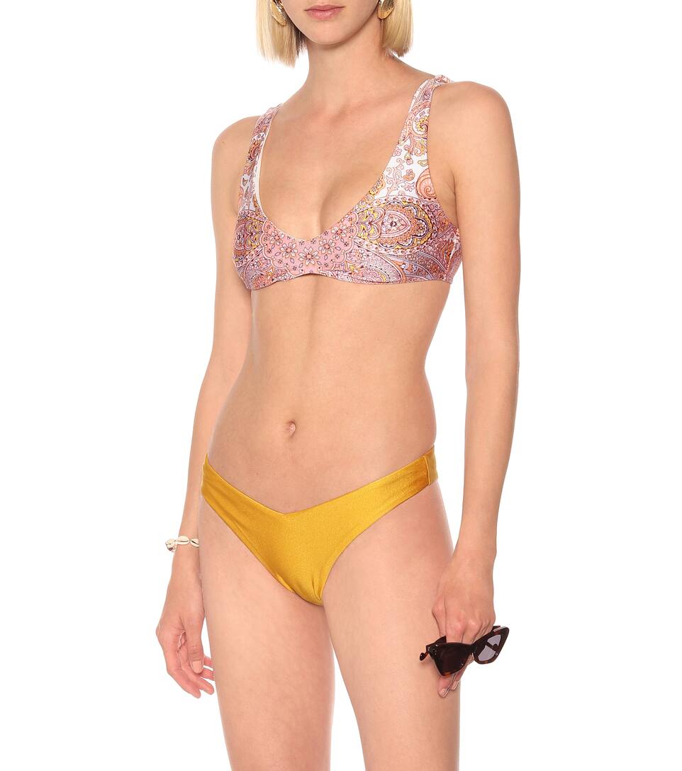 paisley bikini top