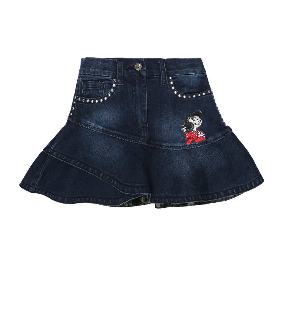 Monnalisa - Olive Oyl denim skirt 