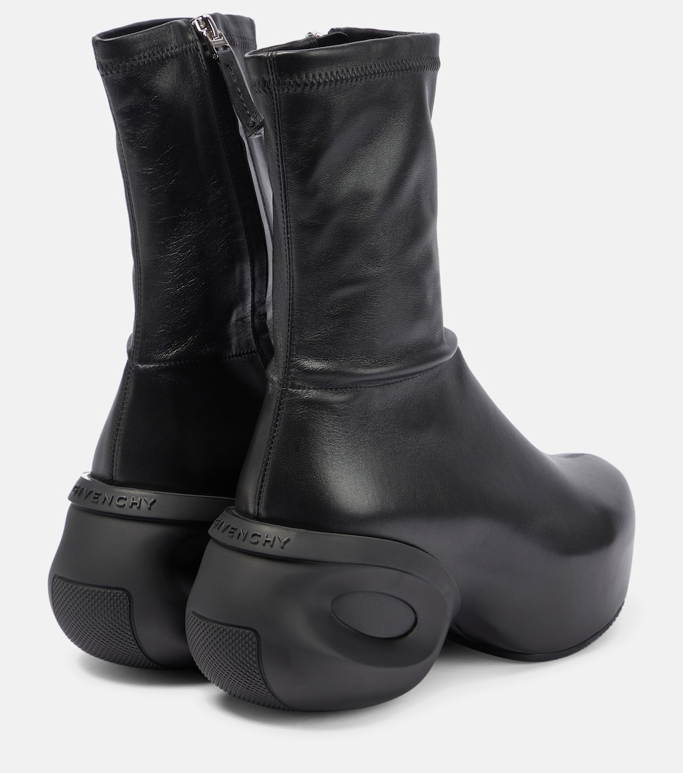 Givenchy - Botines G de piel tipo zueco | Mytheresa