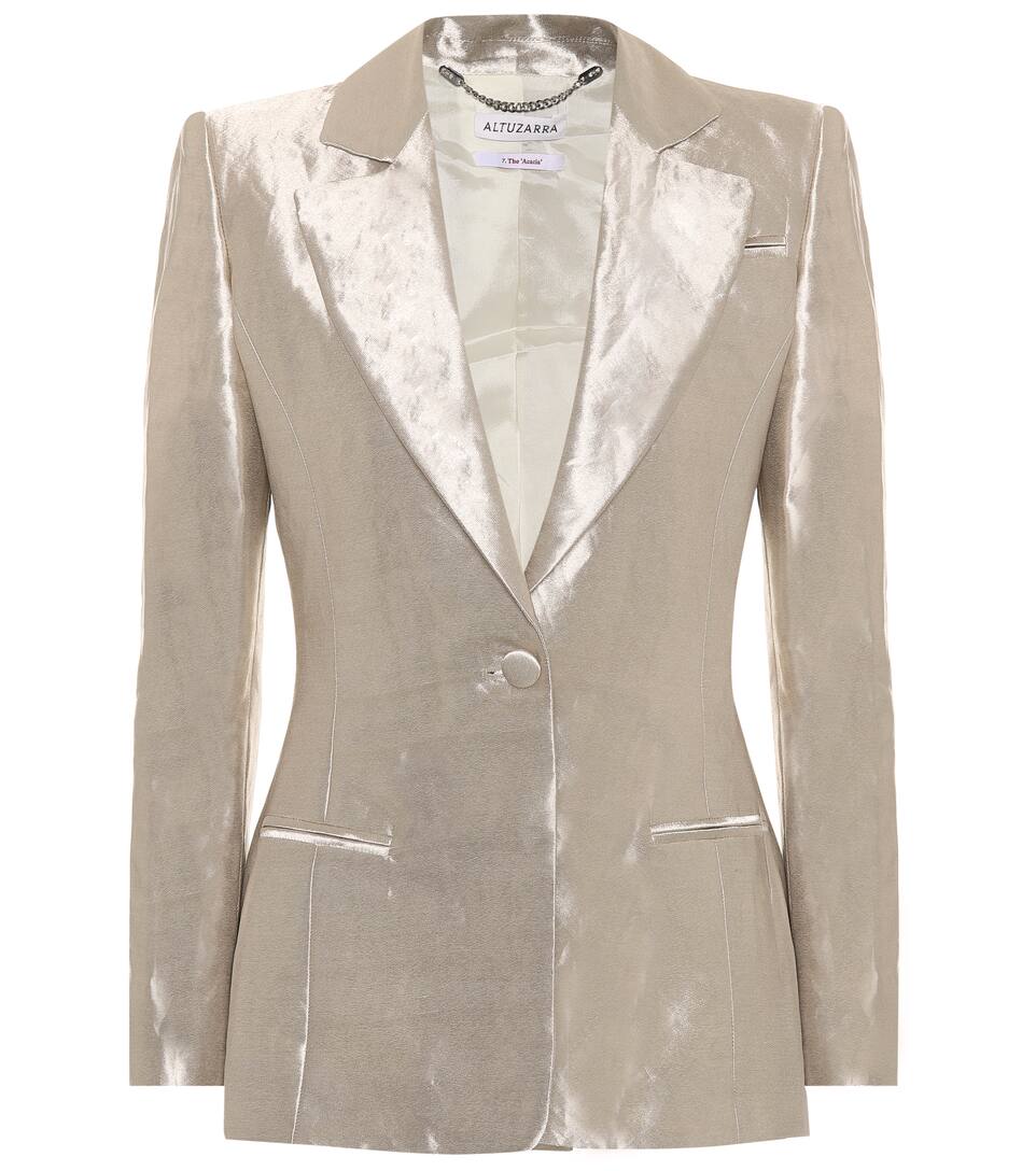 Altuzarra - Acacia lamé blazer