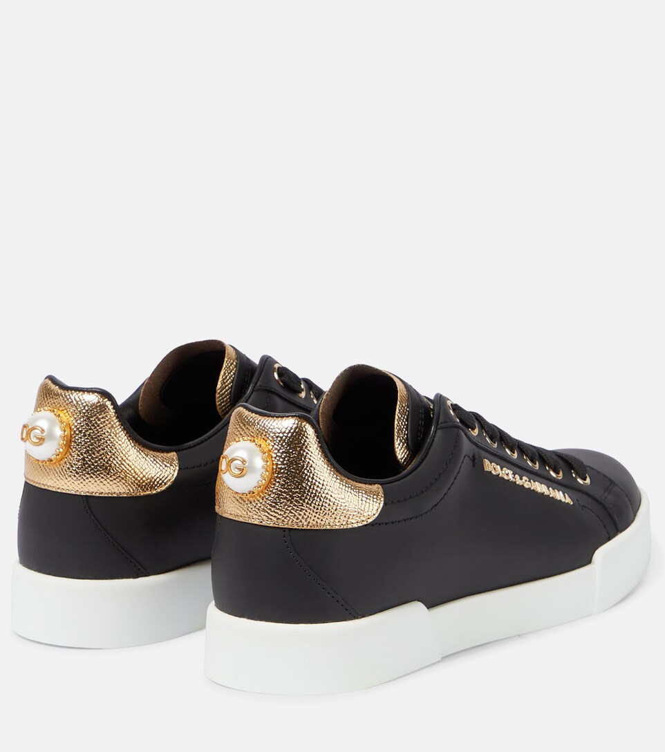 Portofino Leather Sneakers - Dolce \u0026 Gabbana | Mytheresa