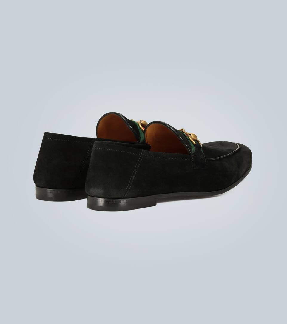 GUCCI HORSEBIT SUEDE LOAFERS,P00436279