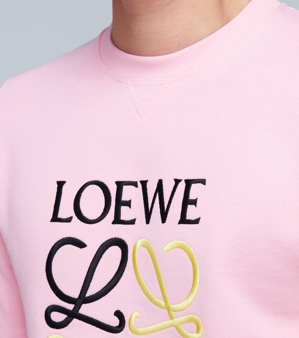 LOEWE ANAGRAM EMBROIDERED SWEATSHIRT,P00446093