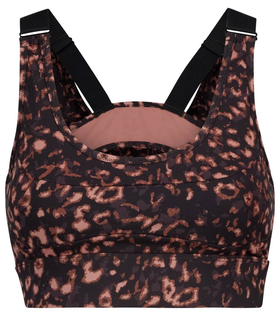 Cheetah print sports bra clearance