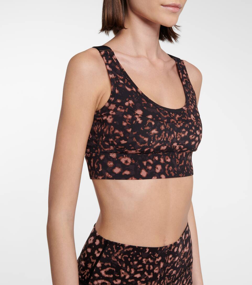 cheetah print sports bra