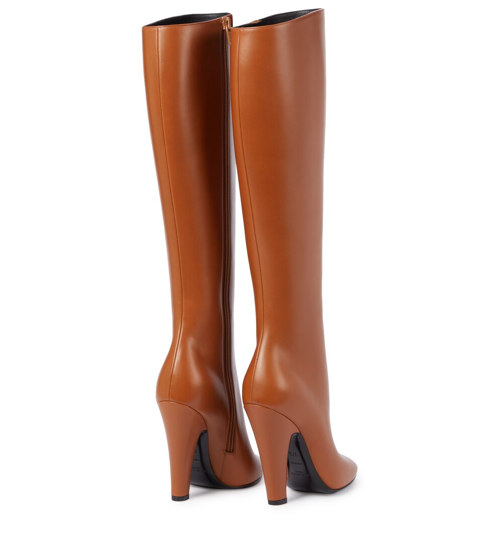 Saint Laurent - 68 leather knee-high 